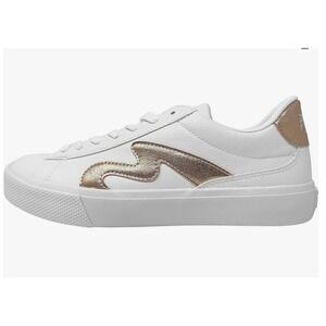 Blowfish Malibu Women's White Rose Gold Casual Sneakers Shoes Size 8 NEW‎